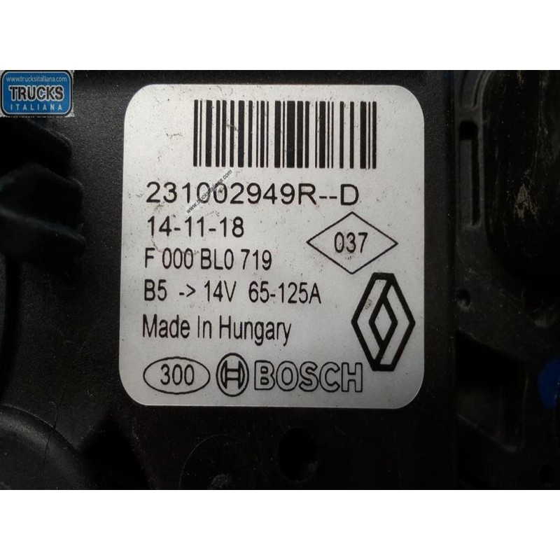 DACIA ALTERNATORE DACIA Sandero 2012>2020 usato