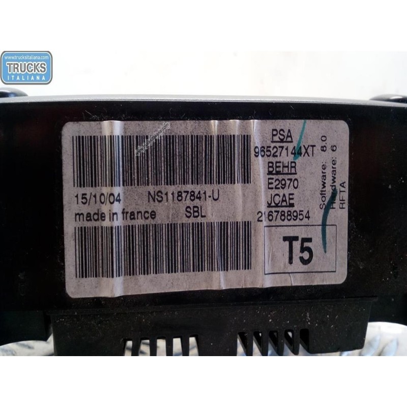 PEUGEOT AC CONTROL UNIT PEUGEOT 307 CC 2004>2009 used