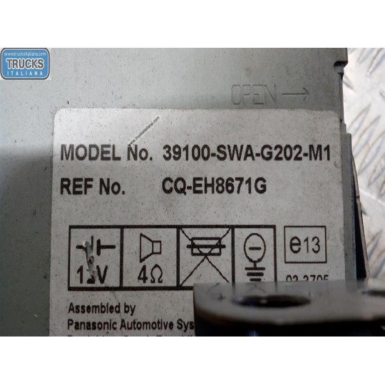 AUTORADIO HONDA CR-V 2007>2012 usato