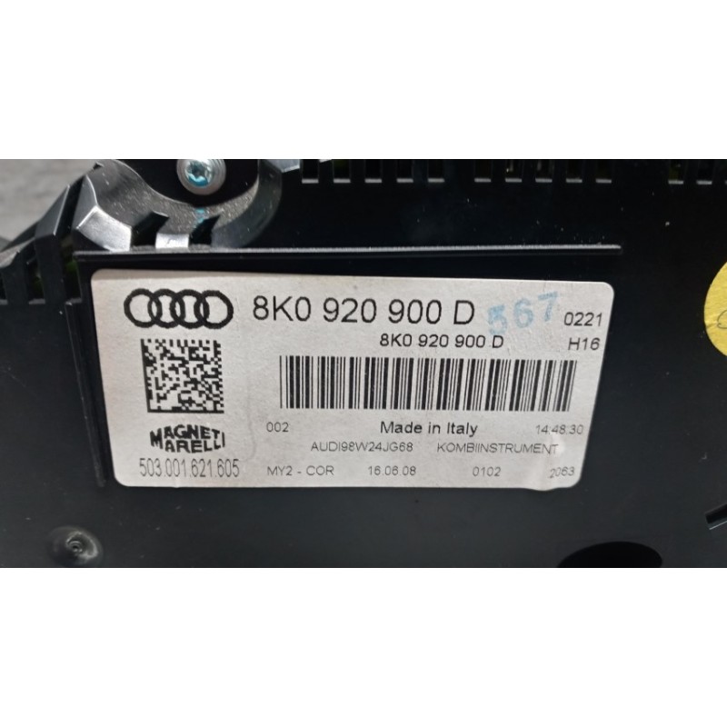 AUDI INSTRUMENT PANEL AUDI A4 2007>2011 used
