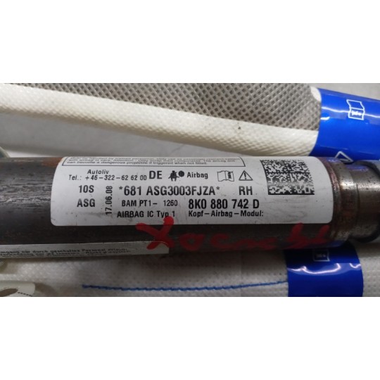 AIR BAG TETTO DESTRO AUDI A4 2007>2011 usato