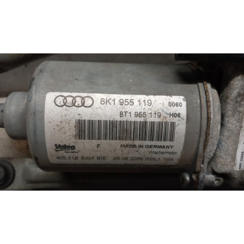 AUDI windshield wiper motor AUDI A4 2007>2011 used