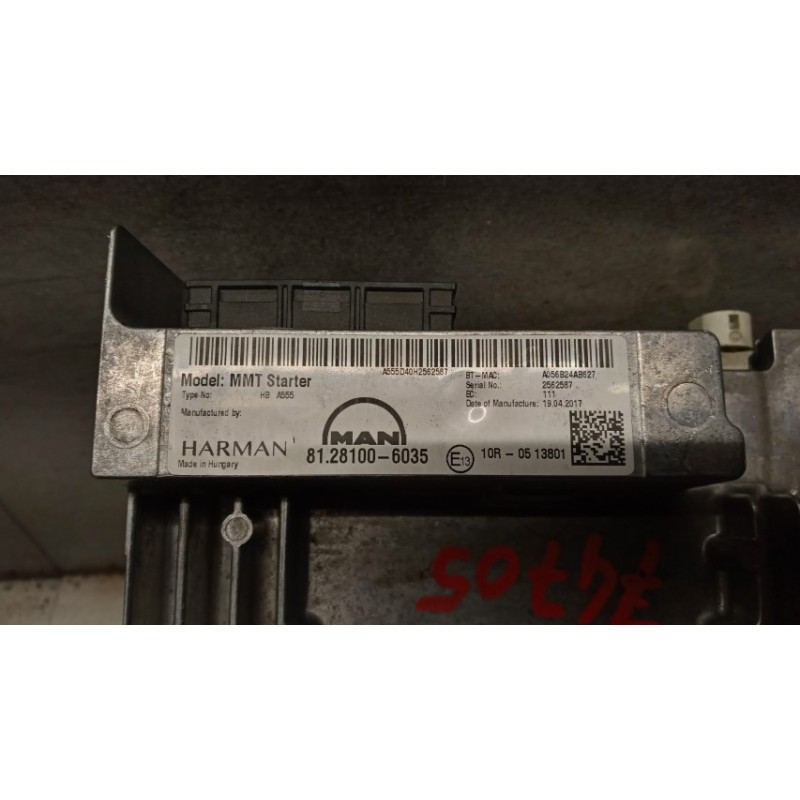 MAN CAR RADIO MAN TGX euro 6 used