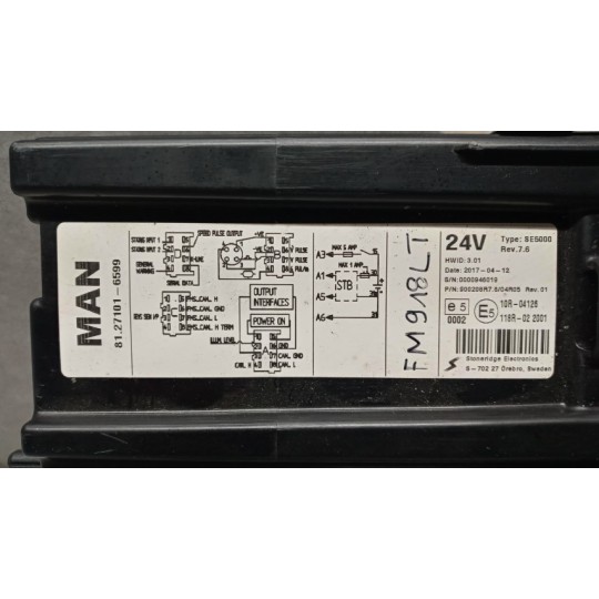 TACHIGRAFO MAN TGX euro 6 usato