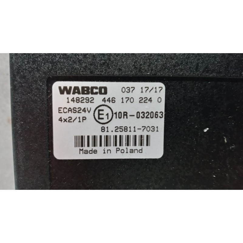 MAN VARIOUS CONTROL UNITS  MAN TGX euro 6 used