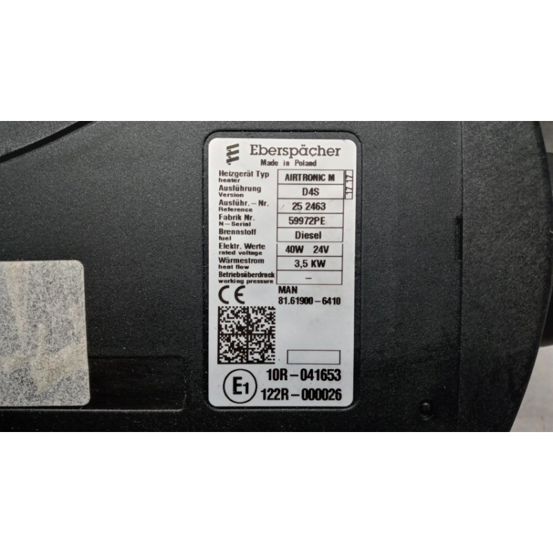 MAN WEBASTO MAN TGX euro 6 usato