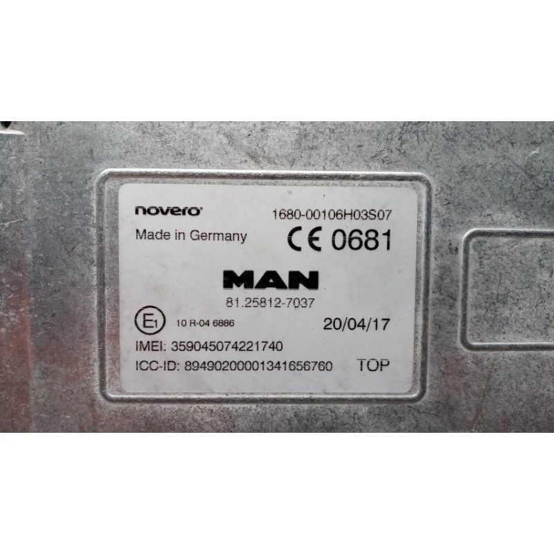 MAN CENTRALINE VARIE B MAN TGX euro 6 usato