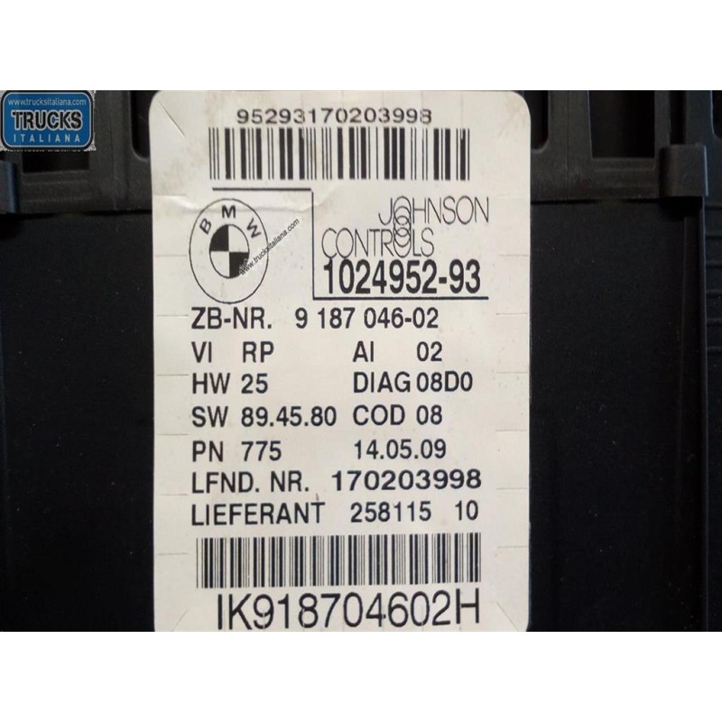 BMW QUADRO STRUMENTI BMW Serie 1 (E81)2007> usato