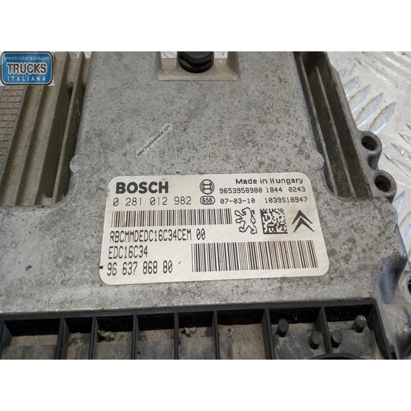 FIAT van ENGINE UNIT FIAT van Scudo 2007>2016 used