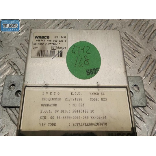 VARIOUS CONTROL UNITS  IVECO EUROTECH used