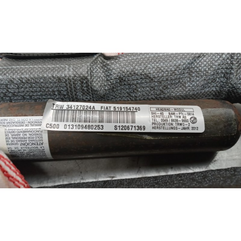 FIAT RIGHT ROOF AIR BAG FIAT F.Punto 2012> used