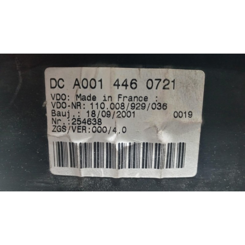 MERCEDES-BENZ van INSTRUMENT PANEL MERCEDES-BENZ van Sprinter 2001>2005 used