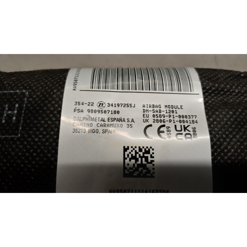 CITROEN CURTAIN AIRBAG LEFT CITROEN C5 Aircross 2022> used