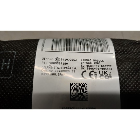 CURTAIN AIRBAG LEFT CITROEN C5 Aircross 2022> used