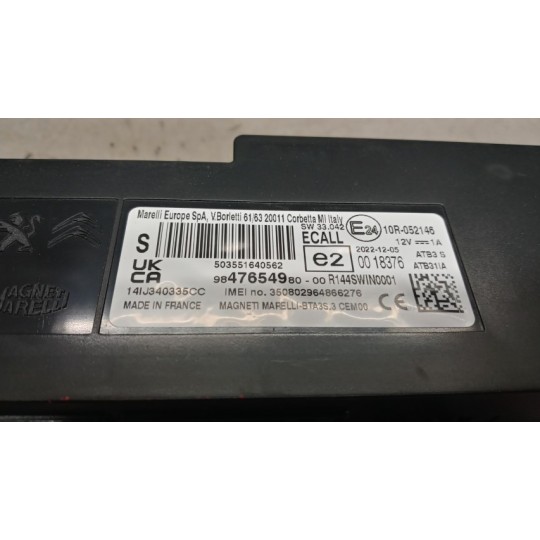 VARIOUS CONTROL UNITS  CITROEN C5 Aircross 2022> used