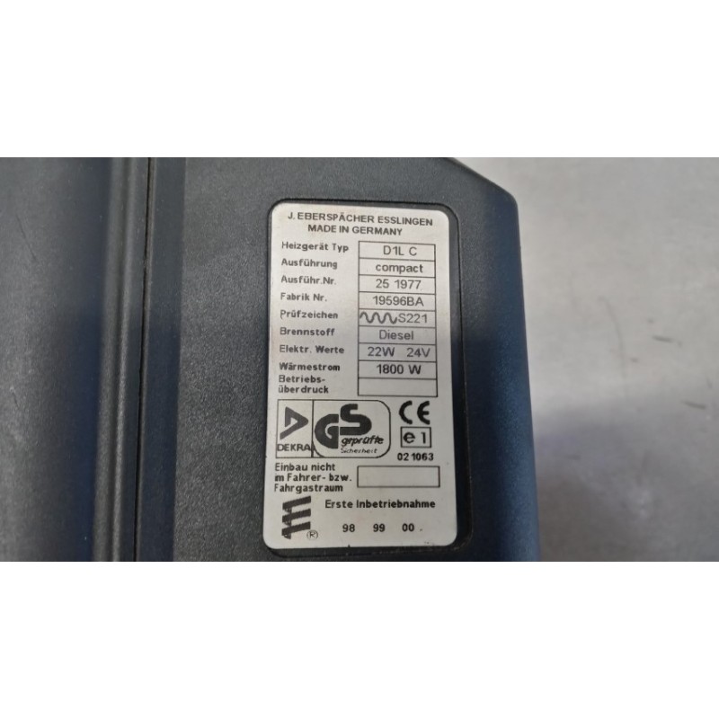 VOLVO truck WEBASTO VOLVO truck FH16 I 1993>2002 used