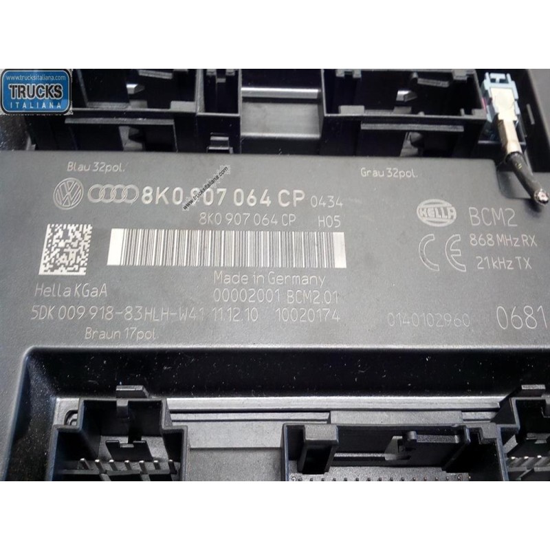 AUDI VARIOUS CONTROL UNITS  AUDI A4 2007>2011 used