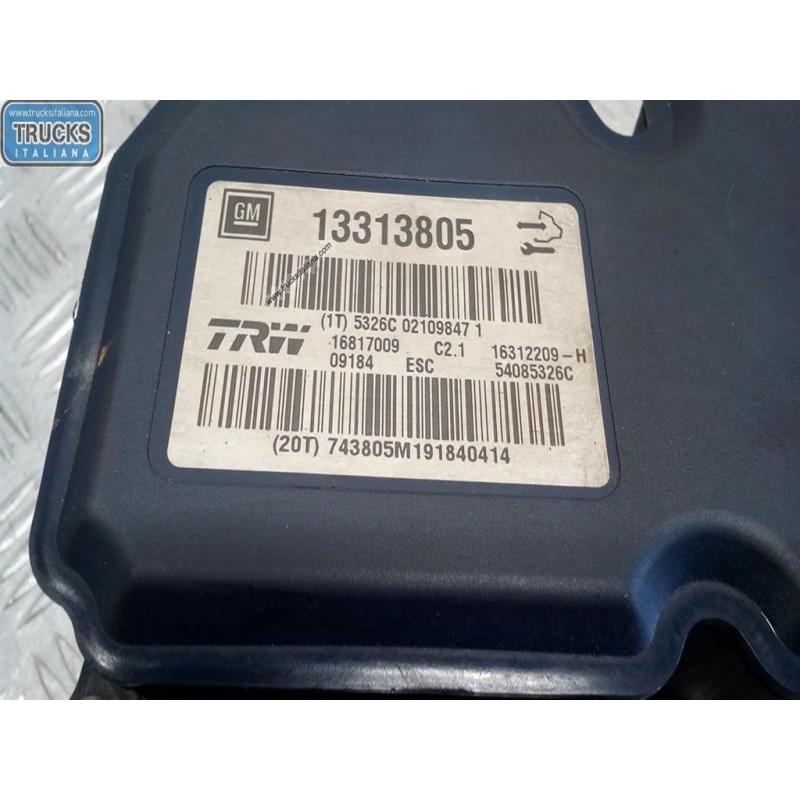 OPEL GRUPPO ABS OPEL Insignia 2009>2012 usato