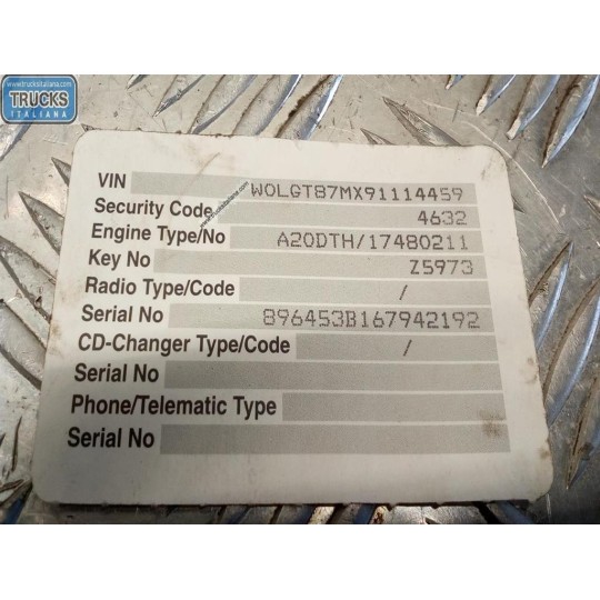 AUTORADIO OPEL Insignia 2009>2012 usato