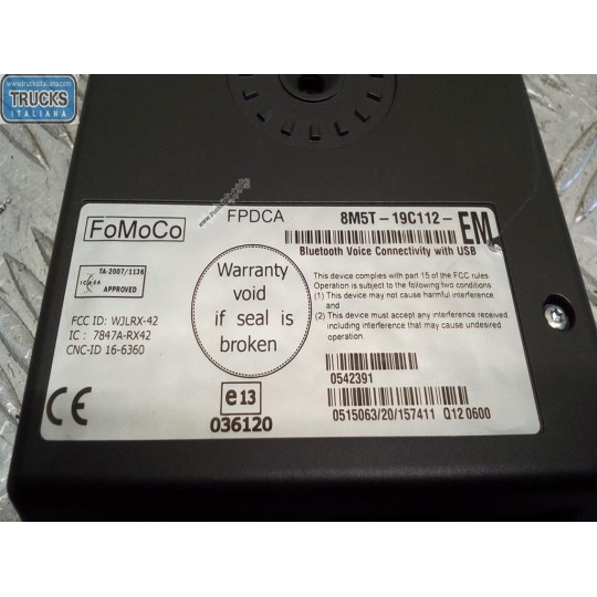 VARIOUS CONTROL UNITS A  FORD Mondeo 2007 >2010 used