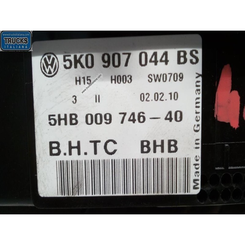 VOLKSWAGEN AC CONTROL UNIT VOLKSWAGEN Golf 6 2008>2012 used