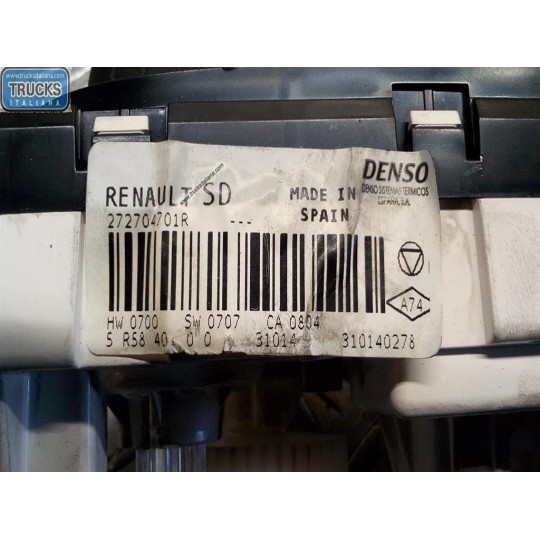 AC CONTROL UNIT RENAULT Captur 2013>2017 used