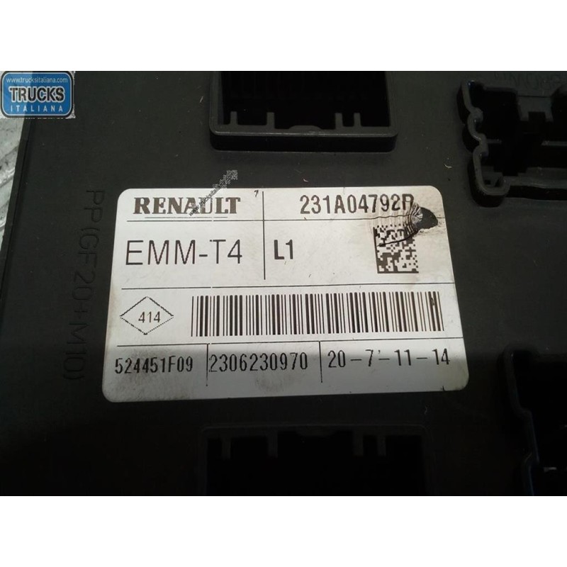 RENAULT VARIOUS CONTROL UNITS  RENAULT Captur 2013>2017 used