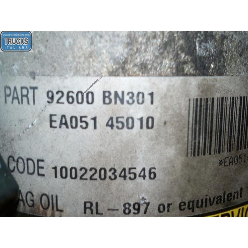 NISSAN COMPRESSORE ARIA CONDIZIONATA NISSAN Primera 2002>2008 usato