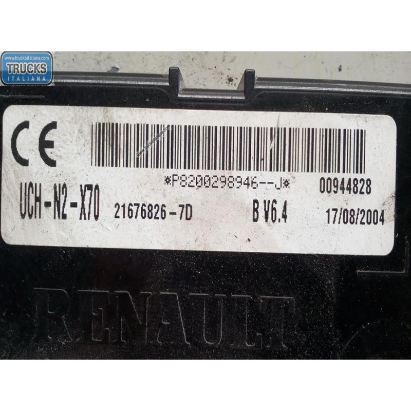 NISSAN Van VARIOUS CONTROL UNITS  NISSAN Van Interstar 1998>2011 used