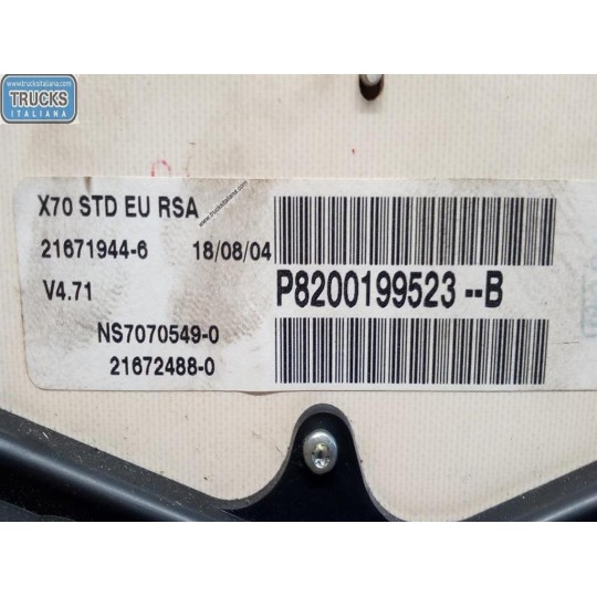 INSTRUMENT PANEL NISSAN Van Interstar 1998>2011 used