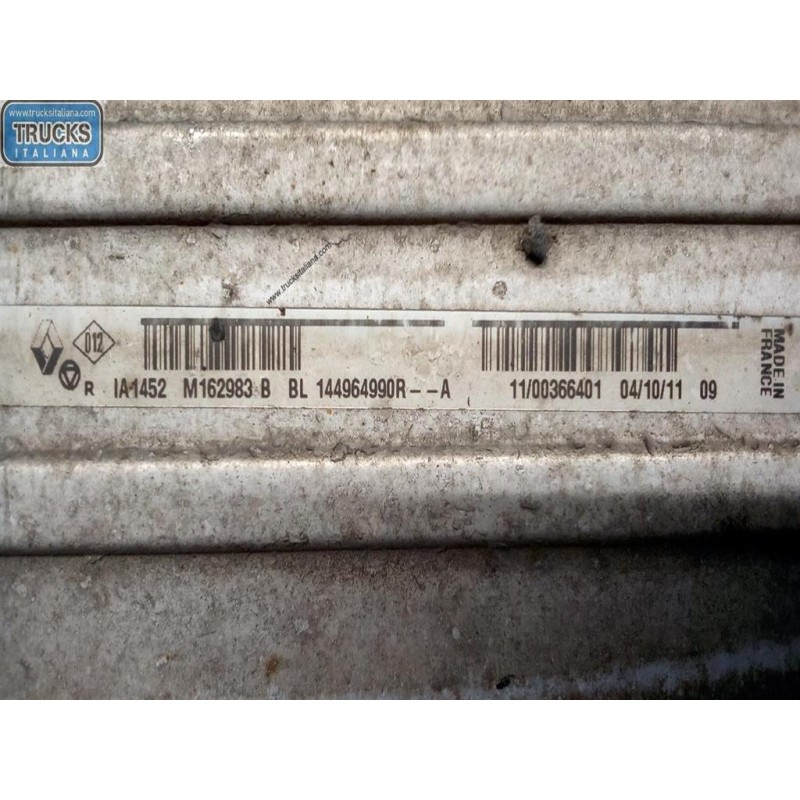 RENAULT INTERCOOLERS HEAT RADIATOR  RENAULT Megane 2008>2012 used