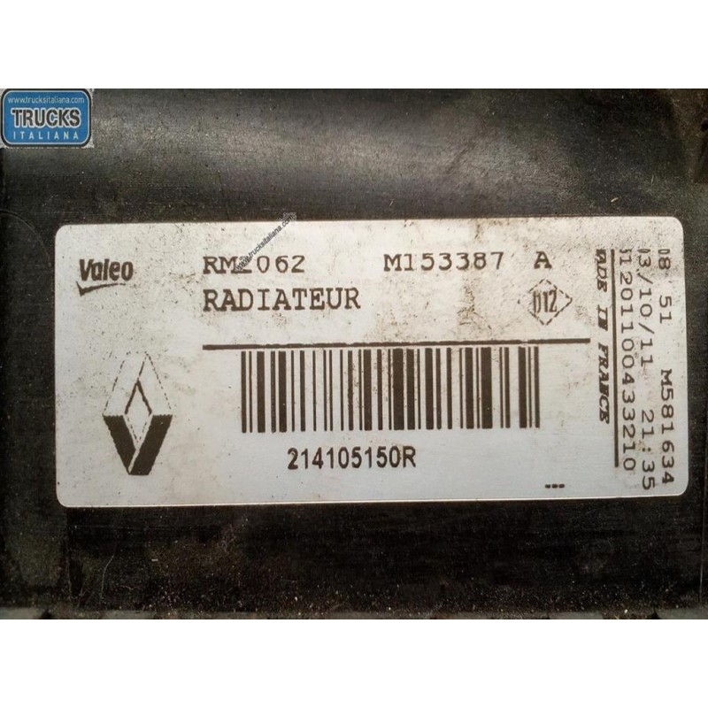 RENAULT RADIATORE ACQUA RENAULT Megane 2008>2012 usato