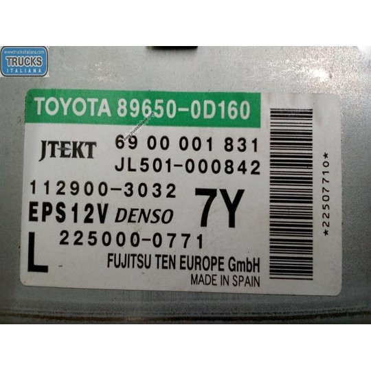 VARIOUS CONTROL UNITS A  TOYOTA Yaris 2008>2011 used
