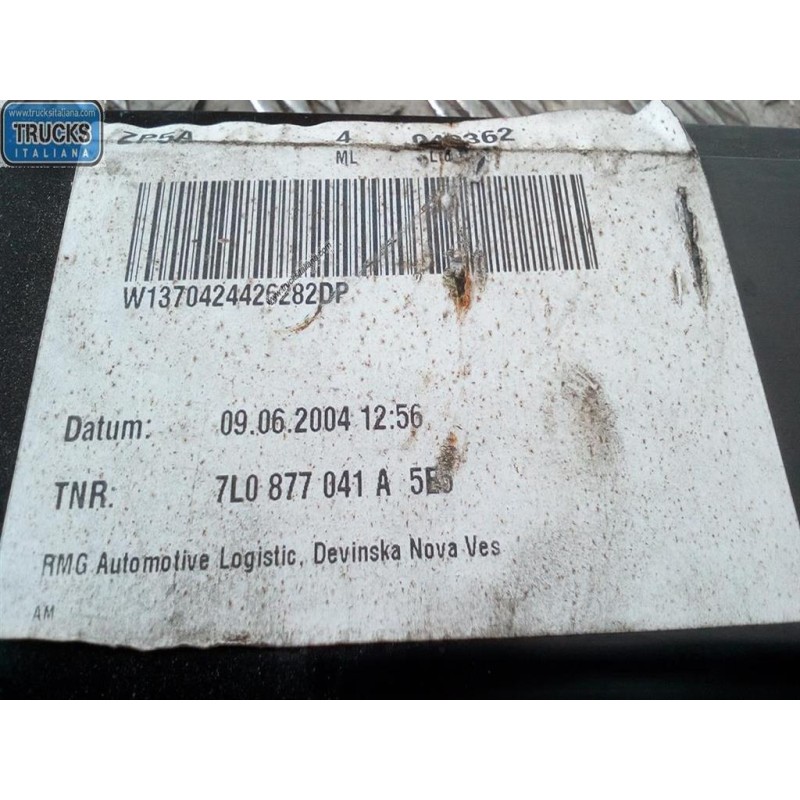 VOLKSWAGEN OPENABLE SUNROOF  VOLKSWAGEN Touareg 2002>2007 used