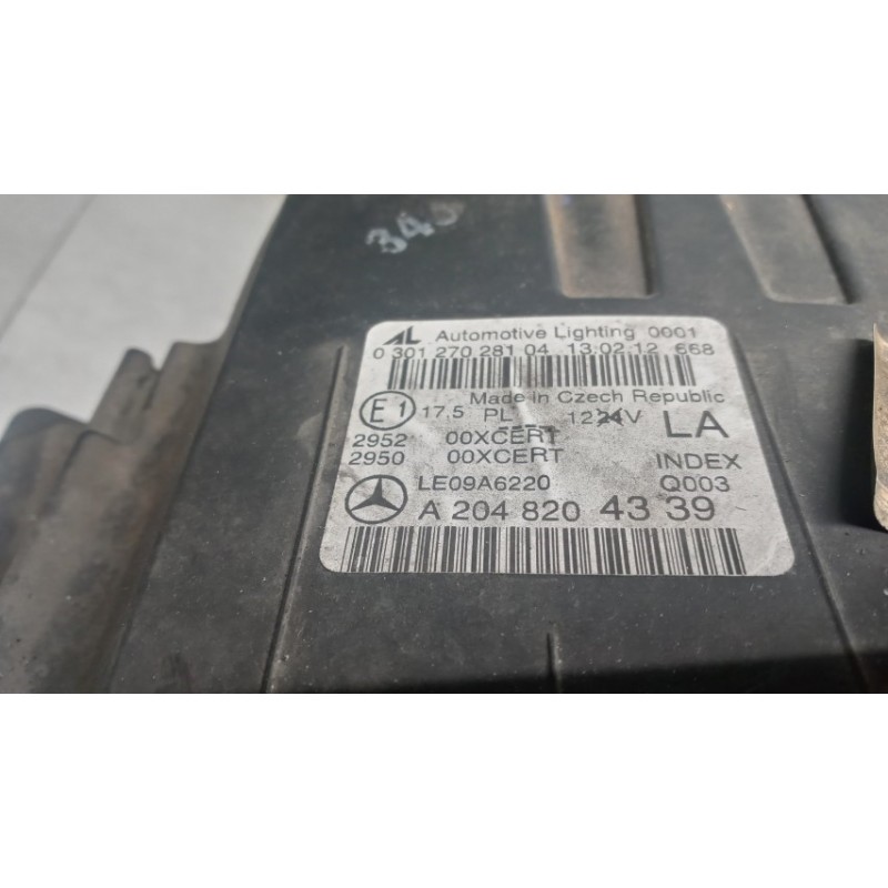 MERCEDES-BENZ FARO ANT XENO SINISTRO MERCEDES-BENZ Classe C (W204) 2011>2015 usato