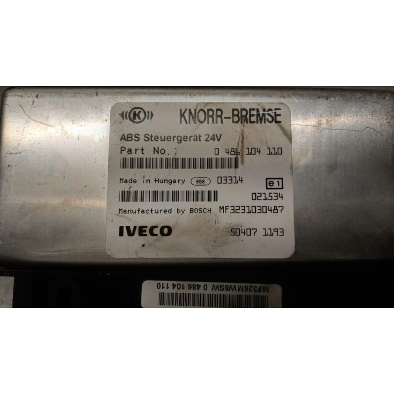 IVECO ABS CONTROL UNIT IVECO EUROCARGO 2000>2005  used