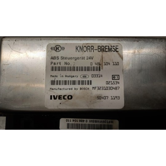 ABS CONTROL UNIT IVECO EUROCARGO 2000>2005  used