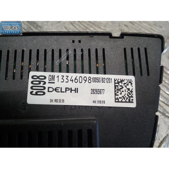 AC CONTROL UNIT OPEL Astra J 2009>2012 used