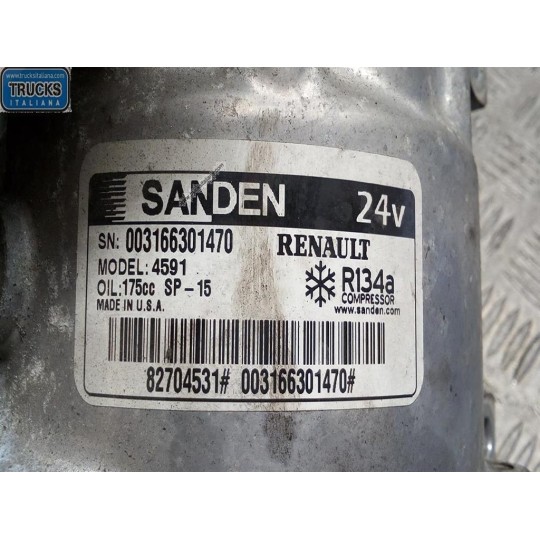 COMPRESSORE ARIA CONDIZIONATA RENAULT truck T 2014> usato