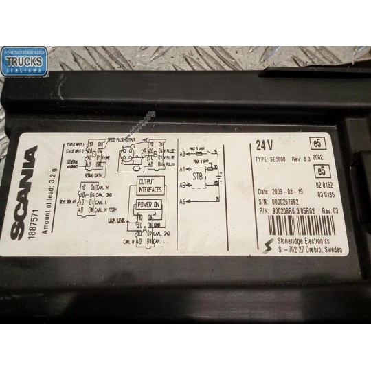 TACHIGRAFO SCANIA Serie R 2005> usato