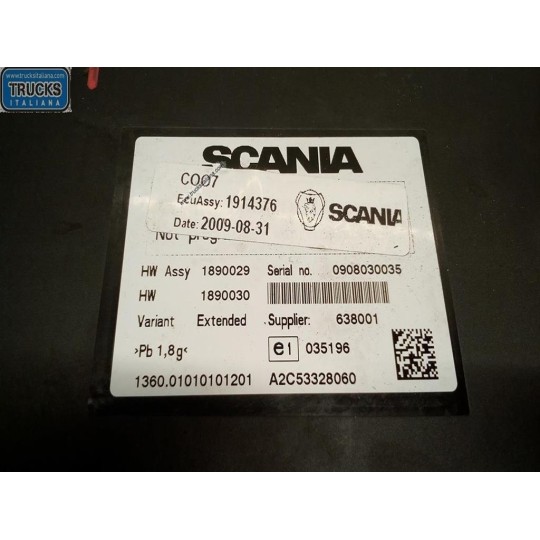 CENTRALINE VARIE B SCANIA Serie R 2005> usato