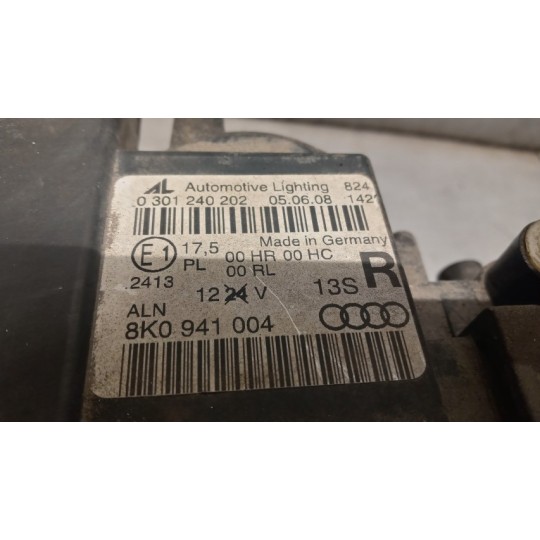 RIGHT HEADLIGHT AUDI A4 2007>2011 used