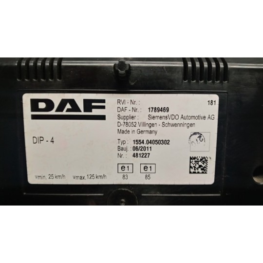INSTRUMENT PANEL DAF XF105 used