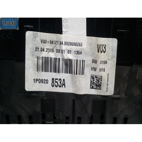 QUADRO STRUMENTI SEAT Altea XL 2009>2015 usato