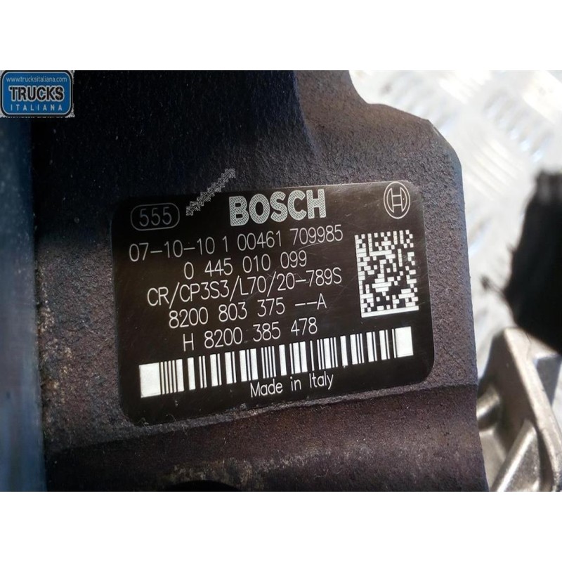 RENAULT van INJECTION PUMP  RENAULT van Trafic 2007>2010 used