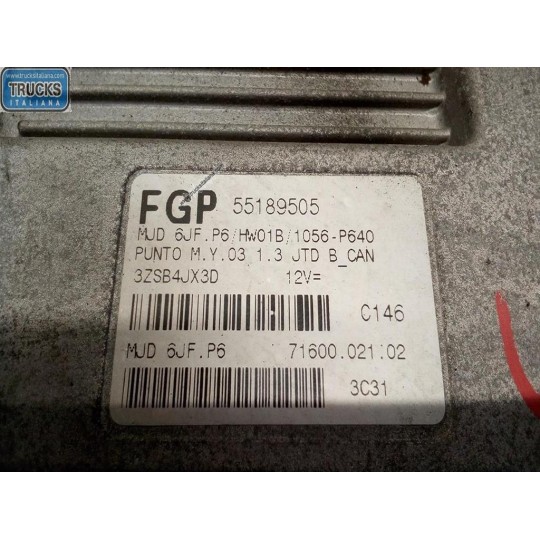 ENGINE UNIT FIAT Punto 1999>2003 used