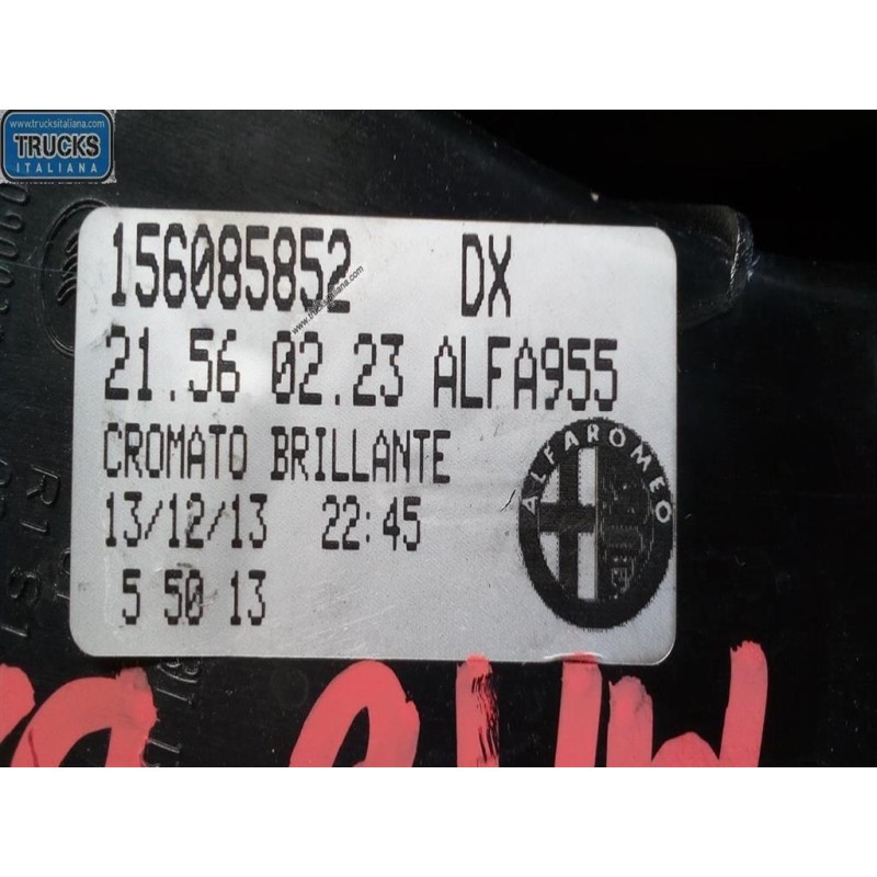 ALFA ROMEO FARO POST ESTERNO LED DESTRO ALFA ROMEO Mito 2013> usato
