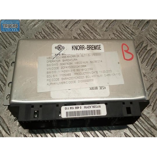 VARIOUS CONTROL UNITS B  IVECO EUROCARGO 2000>2005  used