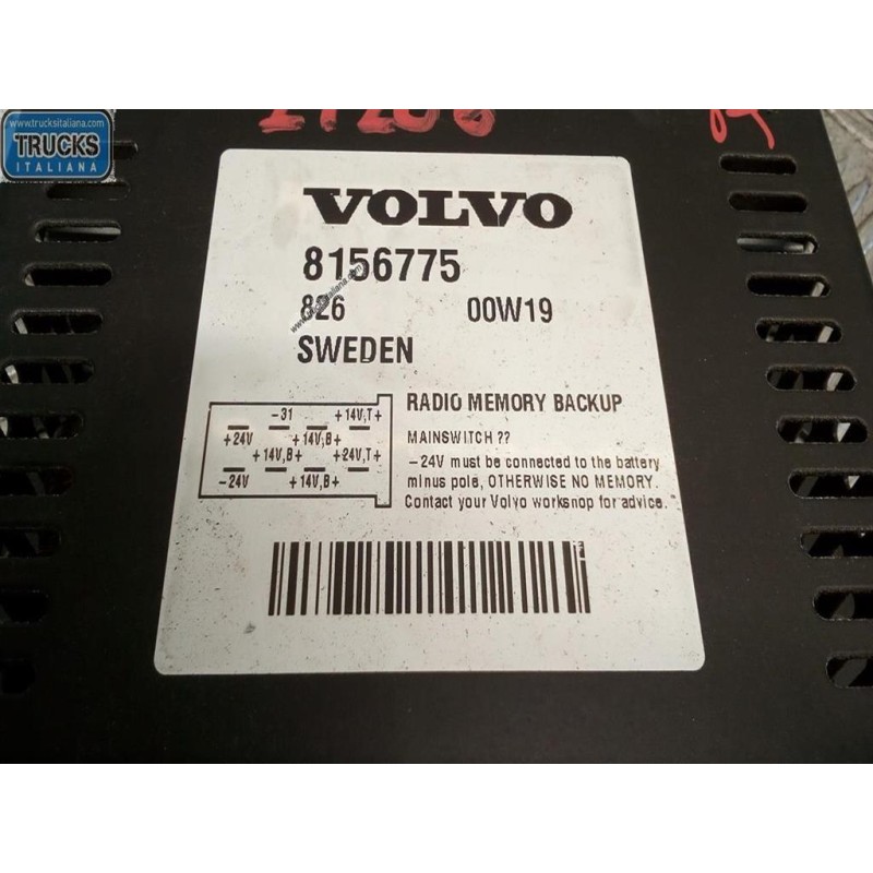 VOLVO truck VARIOUS CONTROL UNITS A  VOLVO truck FH16 I 1993>2002 used