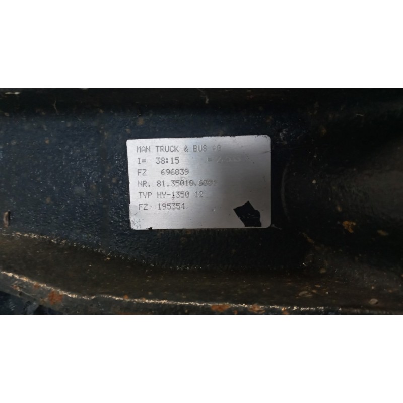 MAN GRUPPO DIFFERENZIALE POSTERIORE MAN TGX euro 6 usato